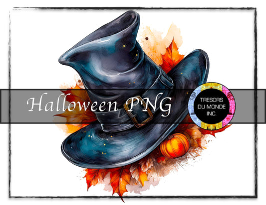 Sorcerer's hat - Grunge Halloween madness - High resolution digital solo image