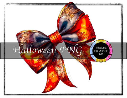 Classy Bow - Grunge Halloween madness - High resolution digital solo image